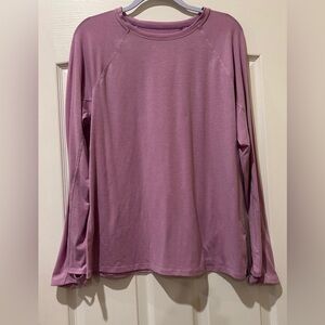 Ll Bean Super soft Purple Long Sleeve Top